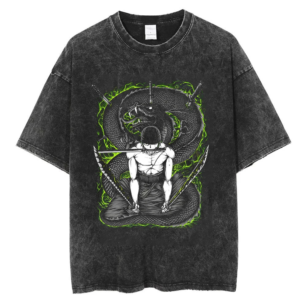 Zoro Santoryu Vintage T-Shirt