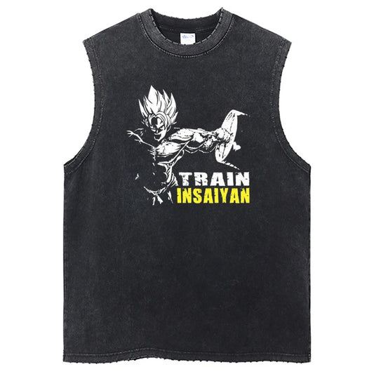 Train In Saiyan Tank Top