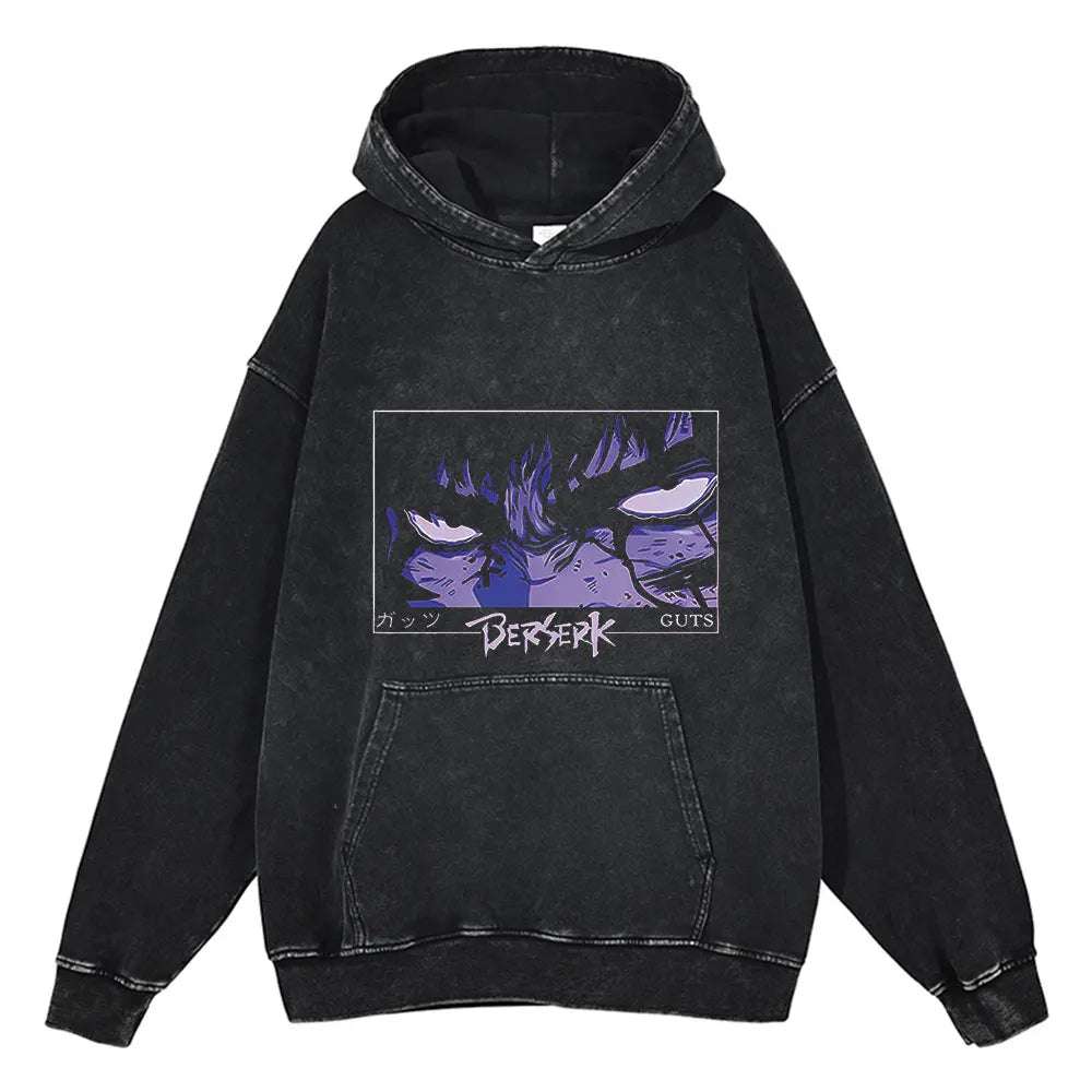 Guts Purple Vintage Hoodie