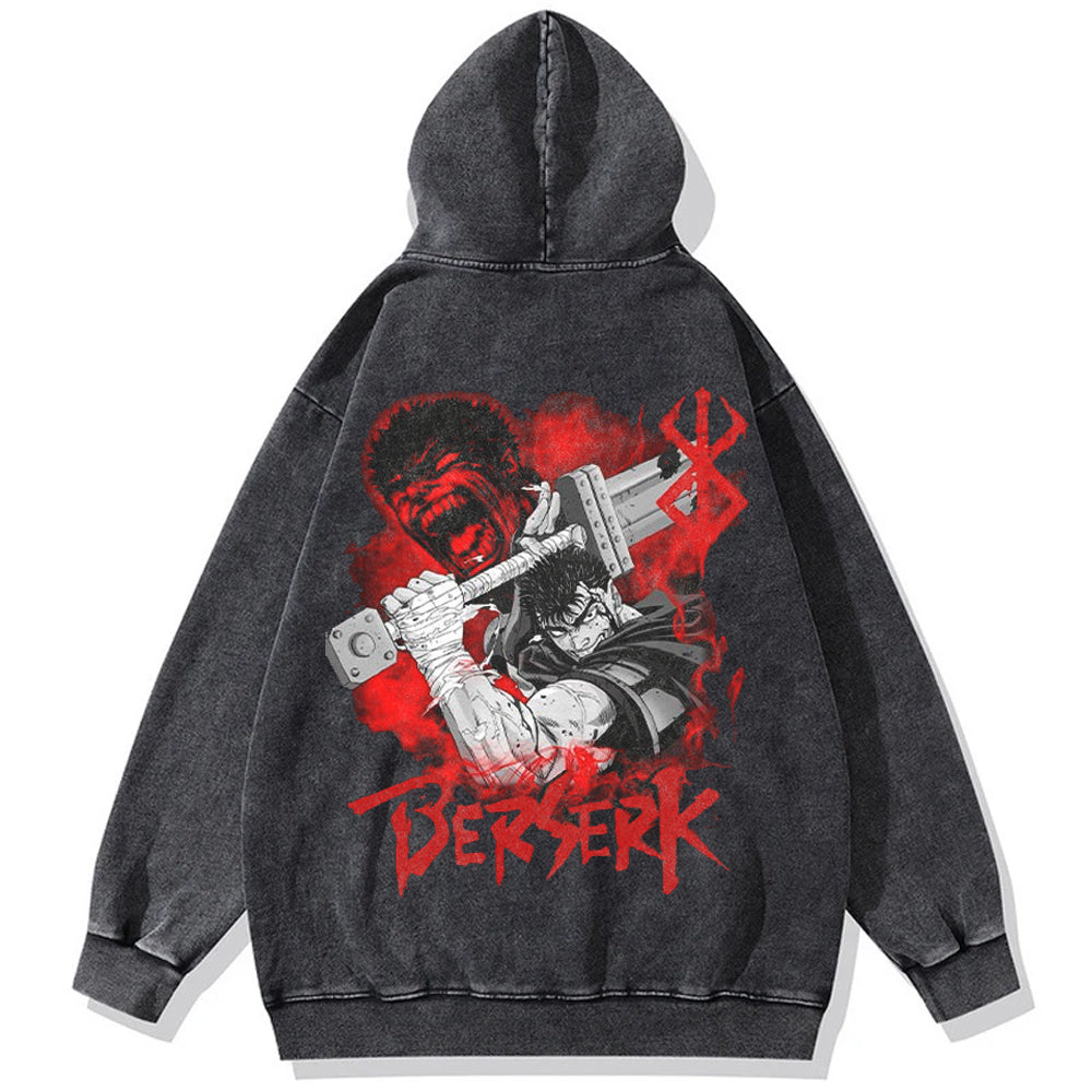 Berserk Rampage Vintage Hoodie