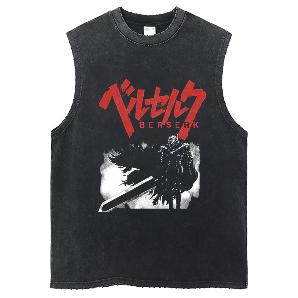 Black Swordsman Tank Top