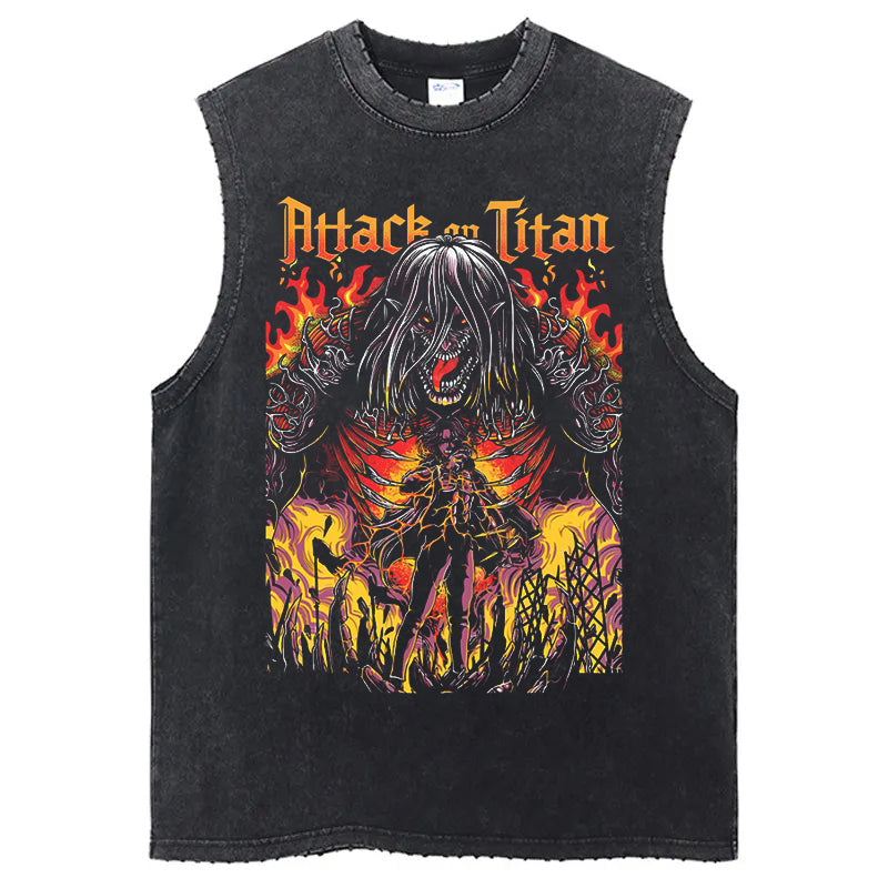 Eren Fire Tank Top