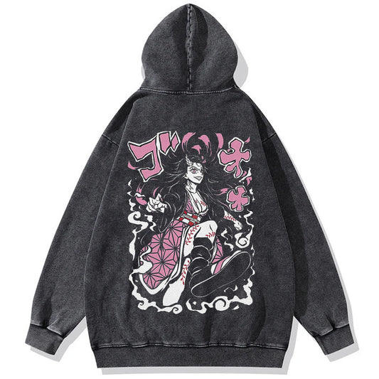 Nezuko Full Demon Vintage Hoodie