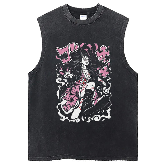 Nezuko Full Demon Tank Top