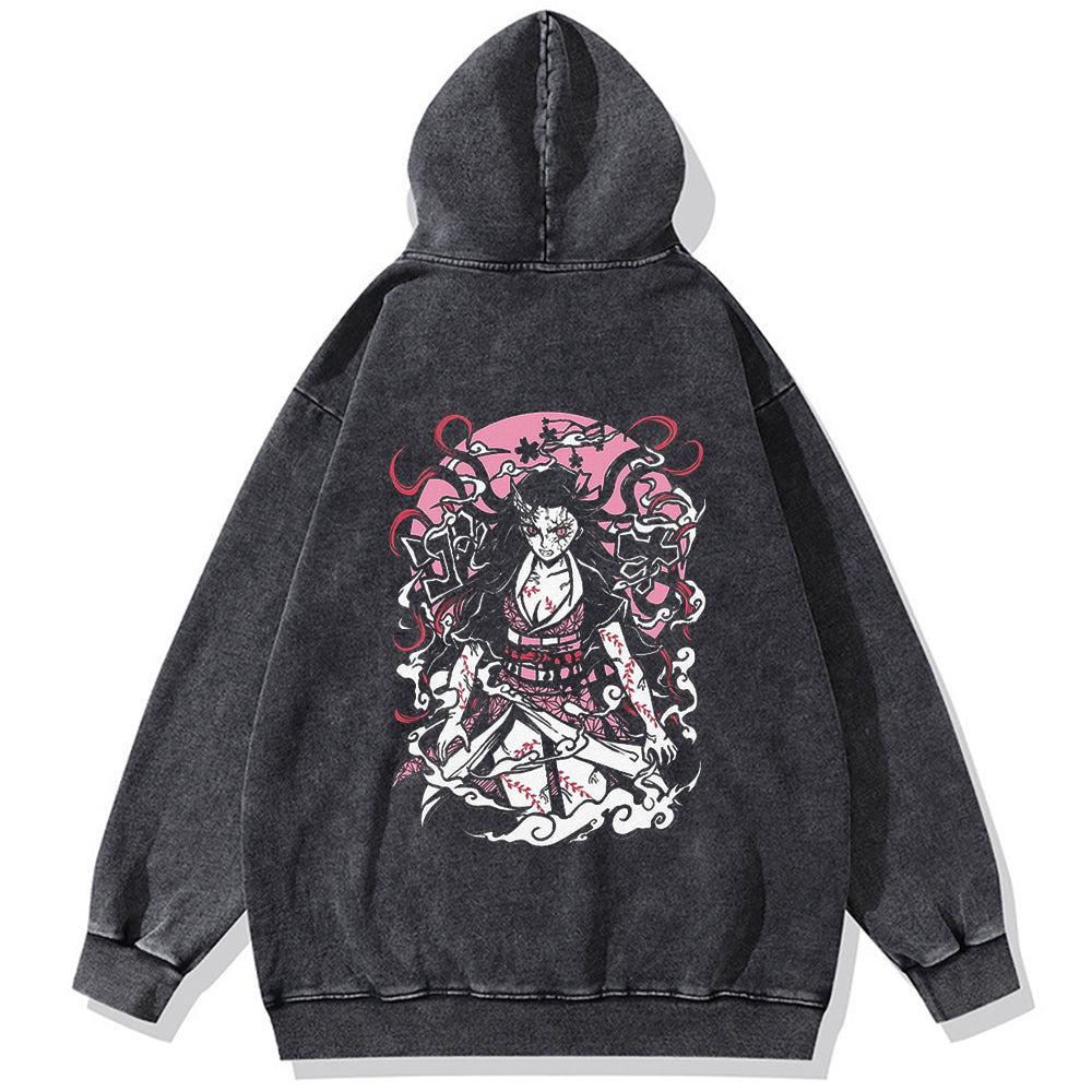 Nezuko Rage Vintage Hoodie