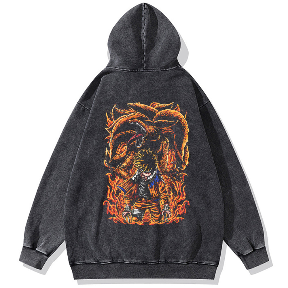 Nine-Tails Vintage Hoodie