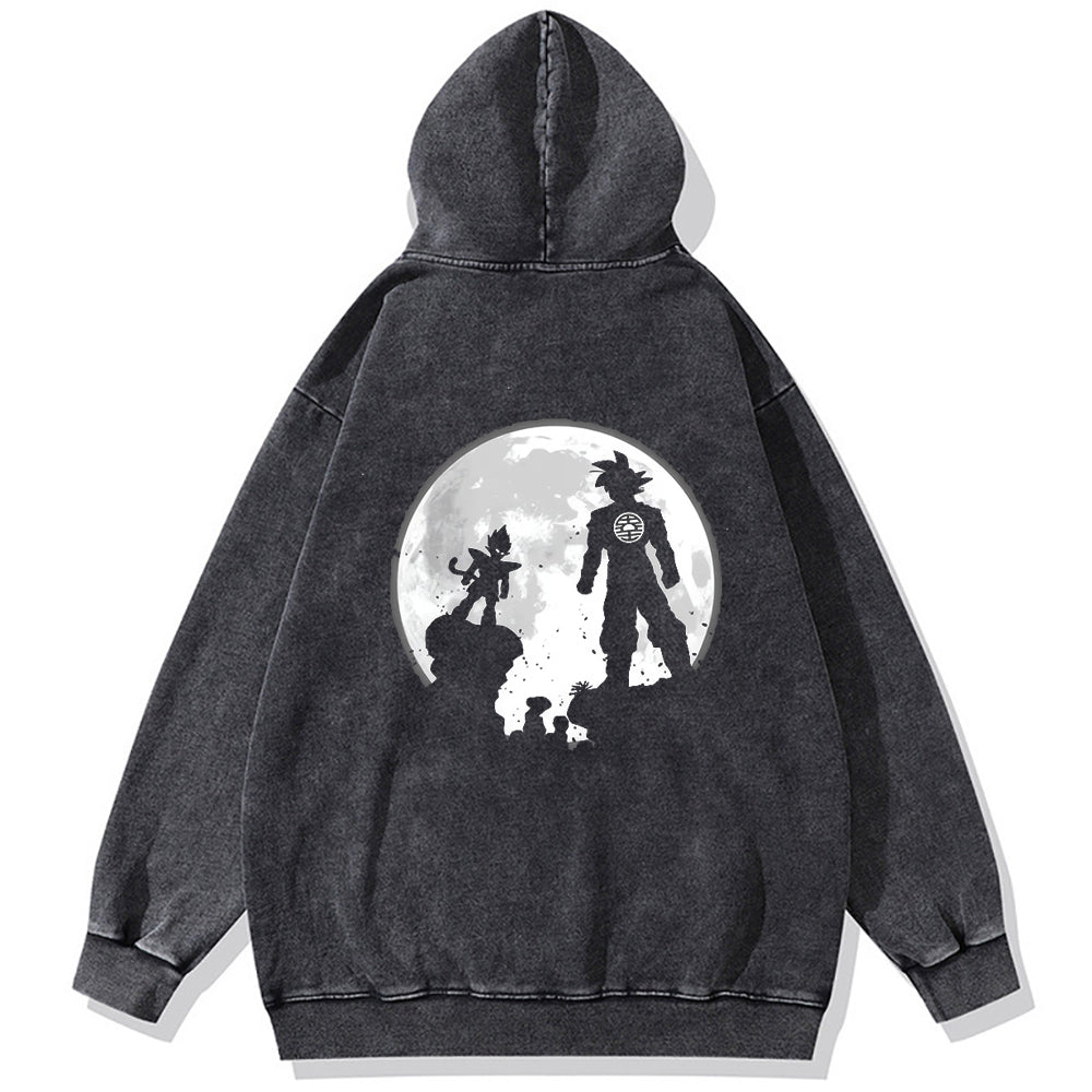 Moonlight Duel Vintage Hoodie