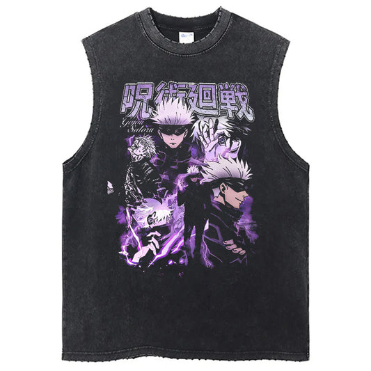 Satoru Gojo Purple Tank Top