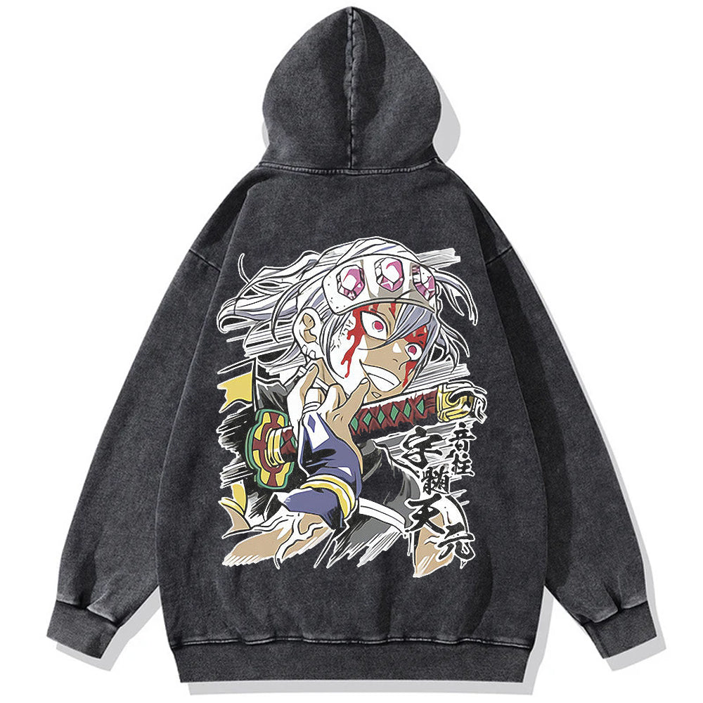 Tengen Uzui Vintage Hoodie