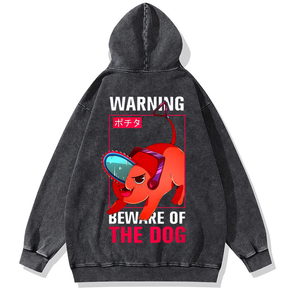 Warning Vintage Hoodie