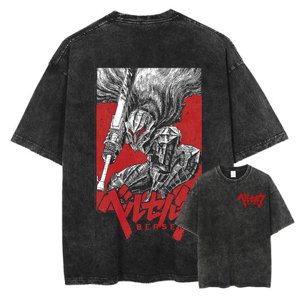 Berserker Armor Back Print Vintage T-Shirt