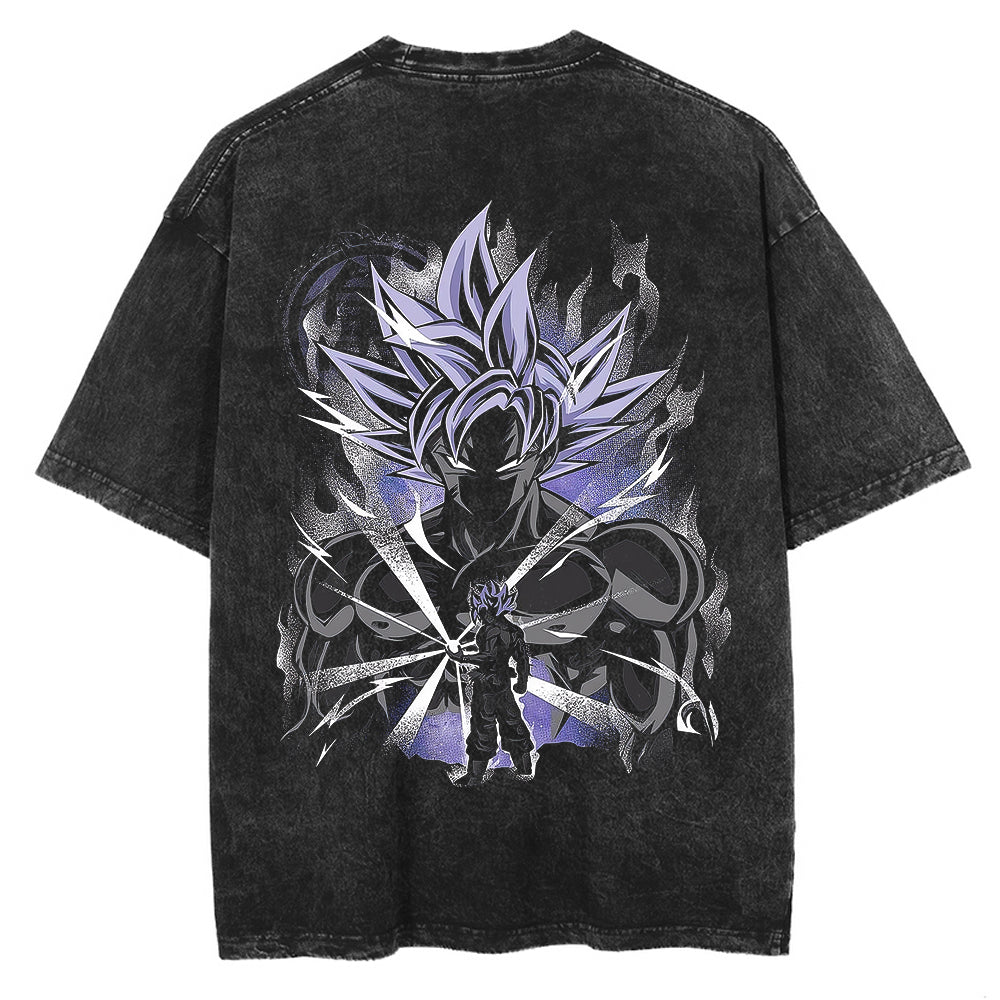 Ultra Instinct Back Print Vintage T-Shirt