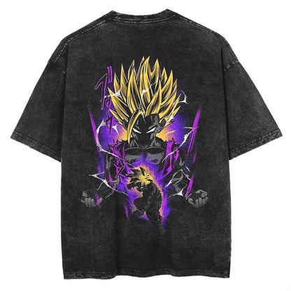 Gohan Back Print Vintage T-Shirt