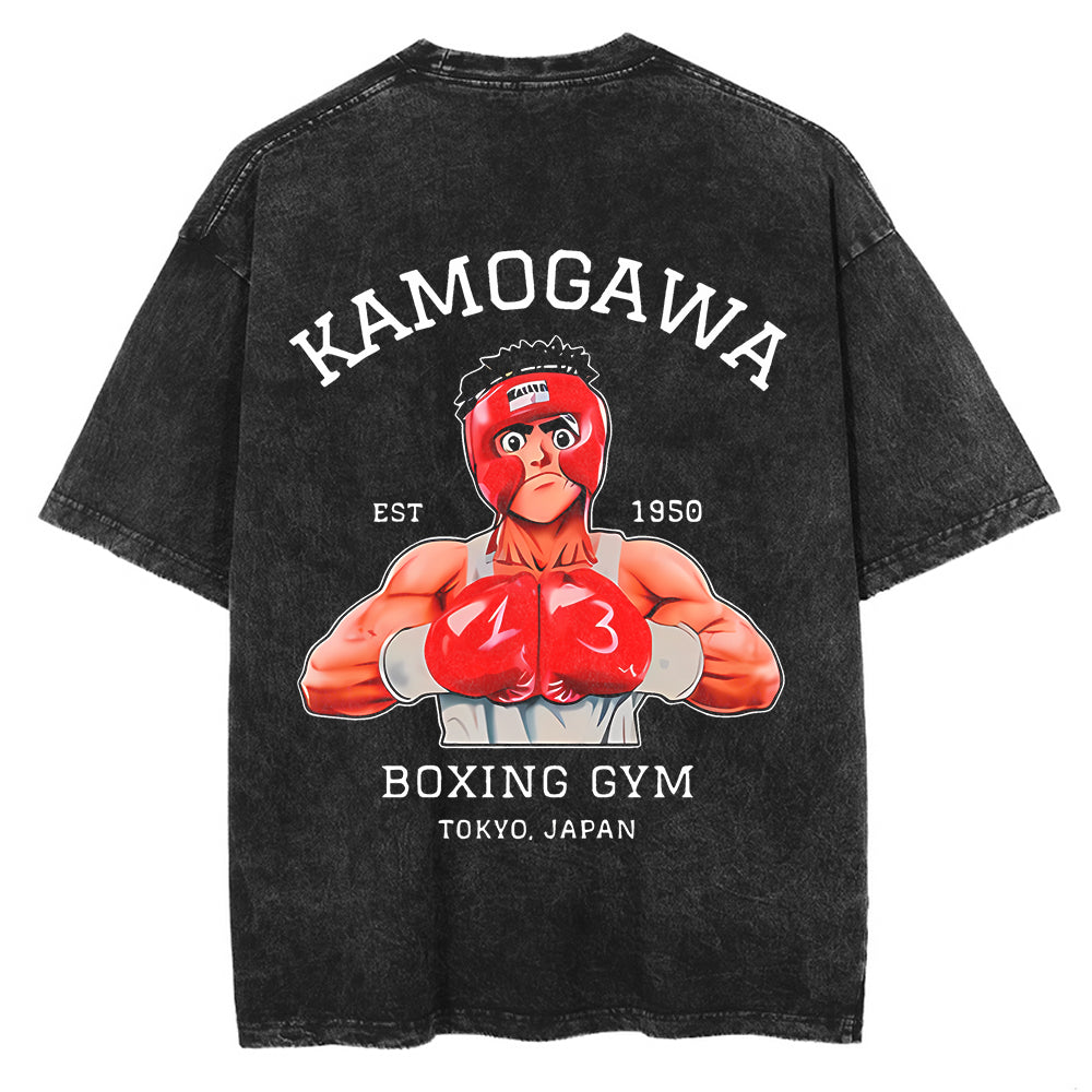 Kamogawa Back Print Vintage T-Shirt