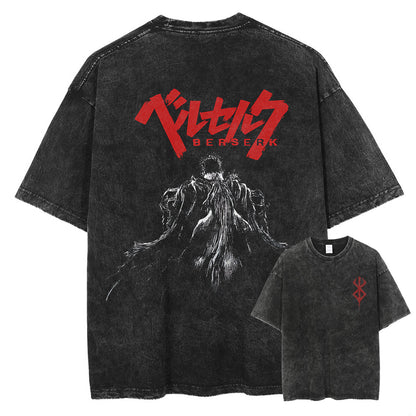 Berserk Guts Back Print Vintage T-Shirt