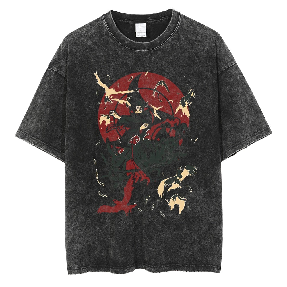 Crow Clone Jutsu Vintage T-Shirt