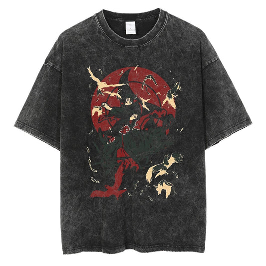 Crow Clone Jutsu Vintage T-Shirt